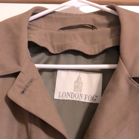 London Fog Trench Raincoat size XL - Picture 2 of 8
